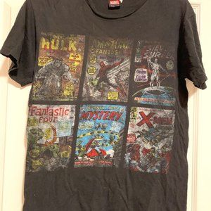 Marvel comic book cover tee